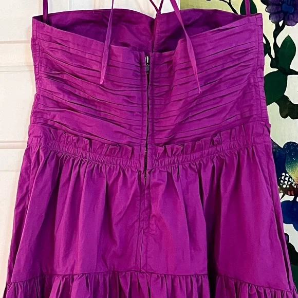 🌺🎉HP🎉🌺 NWT Ulla Johnson Ella Cutout Halter Dress Orchid - Picture 15 of 16